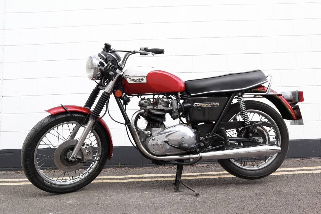 First Triumph Triumph T140 Bonneville 1973 – We Sell Classic Bikes