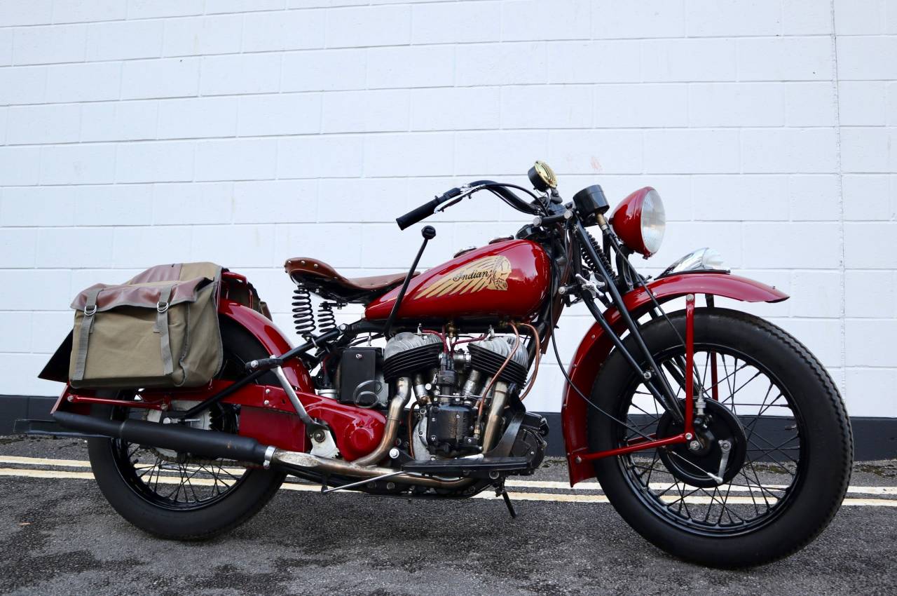 インディアンスカウト741b vツインサイドバルブ1941 – We Sell Classic