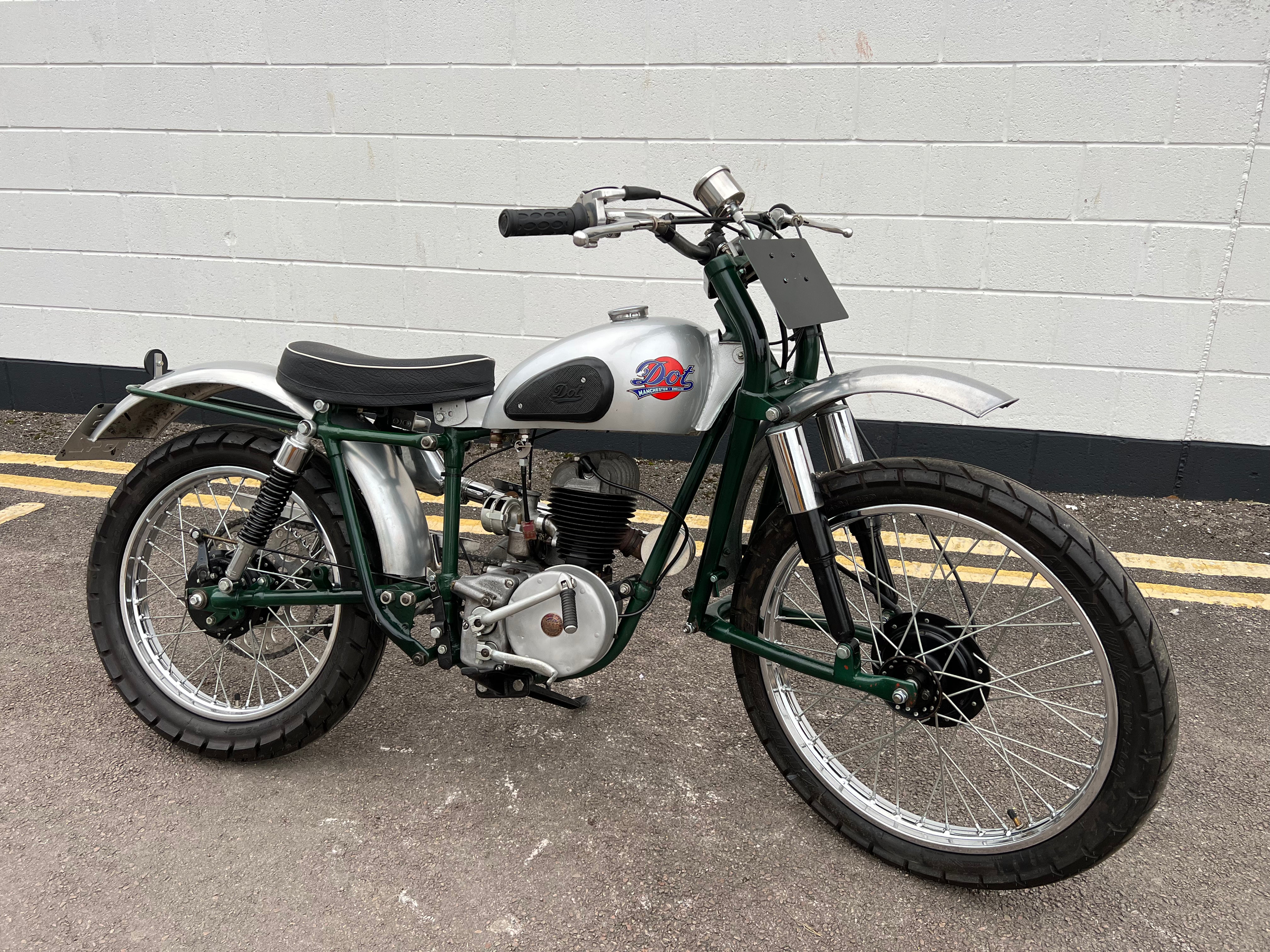 DOT Stripped Scrambler Model SCH 197cc 1953 We Sell Classic Bikes
